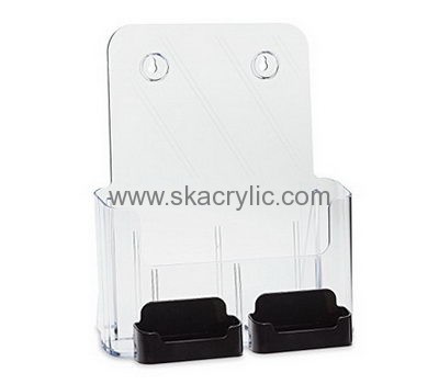 Custom clear acrylic brochure pamphlet holders wall mount BH-429