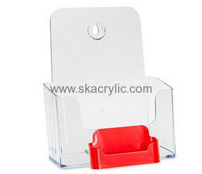 Custom acrylic plastic brochure display magazine holder for wall BH-397