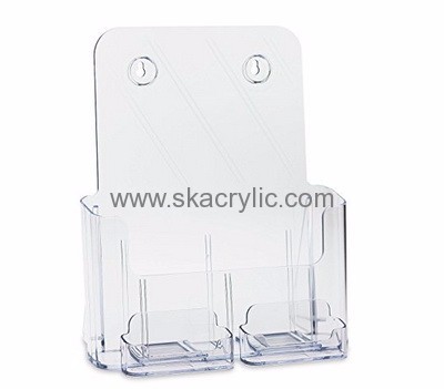 Customized acrylic wall file booklet flyer display holder BH-388