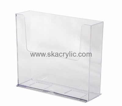 Custom lucite acrylic rack menu card magazine holder BH-383