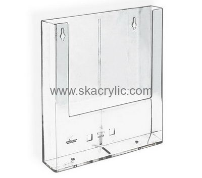 Custom flyer brochure holders & displays plastic acrylic wall mount BH-370