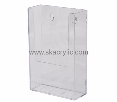 Custom acrylic plastic wall magazine brochure holders for leaflets BH-325