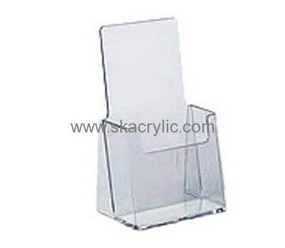 Customized acrylic plastic flyer pamphlet menu holder stand BH-323