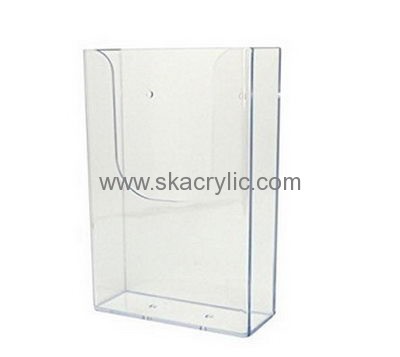 Custom acyrlic real estate flyer holder 6 x 9 brochure holder magazine holder BH-309