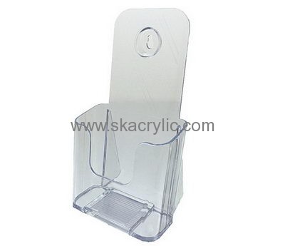 Custom acrylic brochure wall holder acrylic pamphlet holder rack brochure BH-305