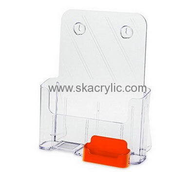 Custom literature holder stand acrylic stands for display wall mounted brochure rack BH-272