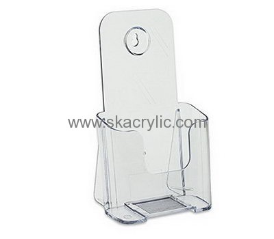 Custom acrylic plastic flyer holder leaflet racks wall mounted plastic leaflet holders BH-237