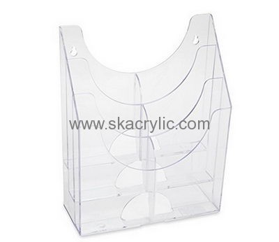 Customized acrylic literature display brochure display holders clear brochure holder BH-235