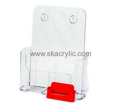 Custom acrylic literature racks and displays wall mounted leaflet holders leaflet display BH-202