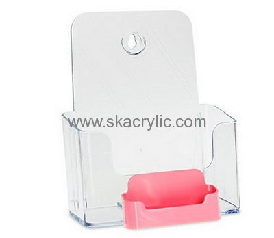 Custom acrylic brochure holders wall mount literature display stands display holders for brochures BH-199