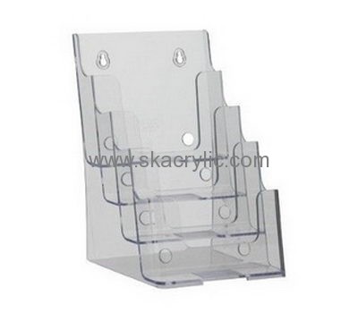 Customized acrylic brochure stands brochure display racks acrylic poster holder BH-195