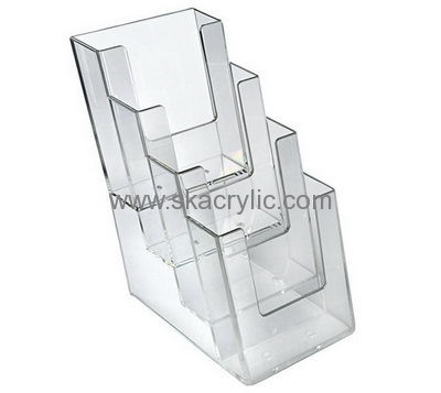 Custom acrylic pamphlet display flyer holders acrylic literature holder BH-178