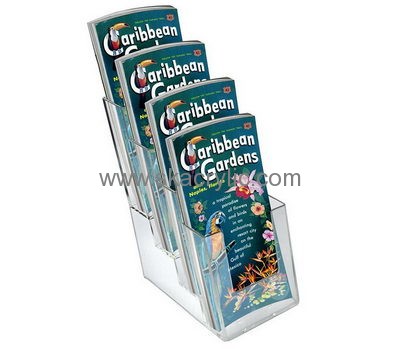 Custom acrylic literature stand brochure display leaflet display stand BH-167