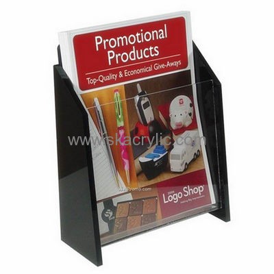 Wholesale acrylic book holder acrylic magazine holder brochure holder floor stand BH-143