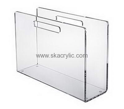 Wholesale acrylic brochure holder floor stand clear holder file a4 clear holder file a4 BH-127