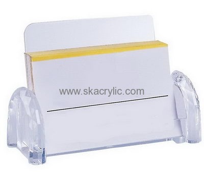 Wholesale acrylic plastic holder cheap business card holder hard plastic credit card holder BH-107