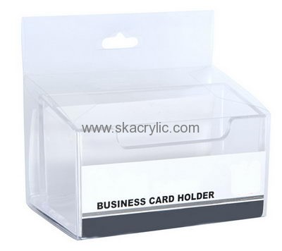 Wholesale acrylic brochure holder square business card holder plastic paper holder BH-106