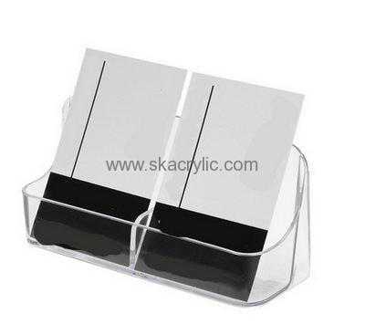 Custom acrylic plastic card holder crystal card holder name card holder BH-101