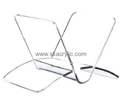 Hot sale acrylic brochure holder book stand holder a4 clear file folder document holder BH-076