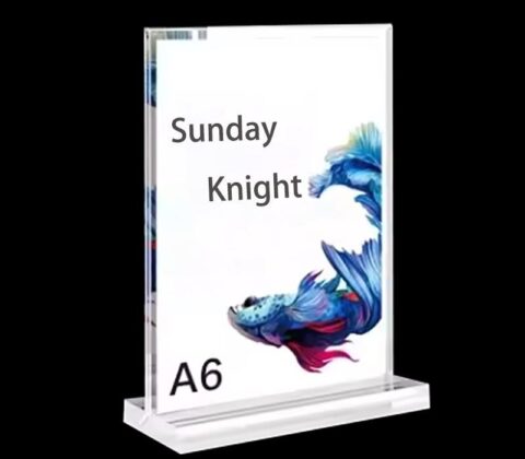 Wholesale custom acrylic advertising sign holder