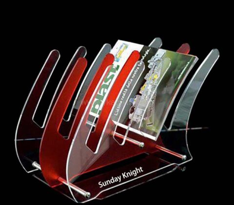 Wholesale custom acrylic magazine holder rack