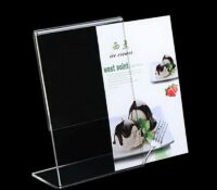 Wholesale custom acrylic L shape display sign