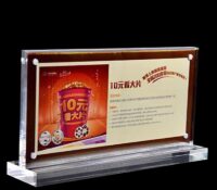 Wholesale custom acrylic cinema countertop display sign