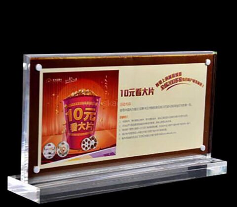 Wholesale custom acrylic cinema countertop display sign